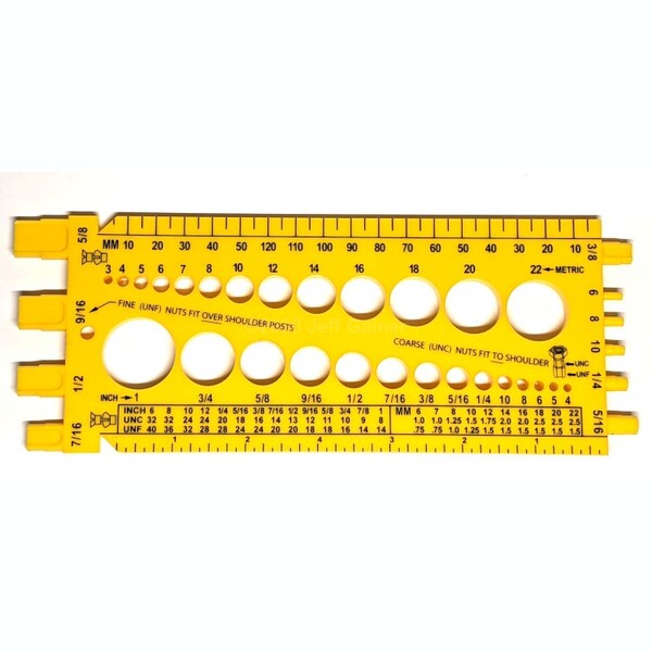 BOLT GAUGE Construction Bolt Bolt Gauge (colors may vary)